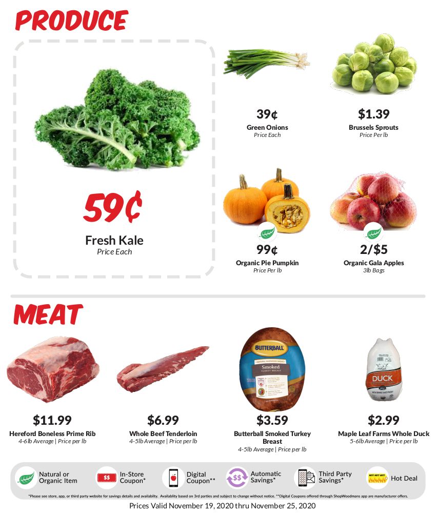 Woodman's Market (IL) Thanksgiving Weekly Ad Flyer November 19 to November 25, 2020