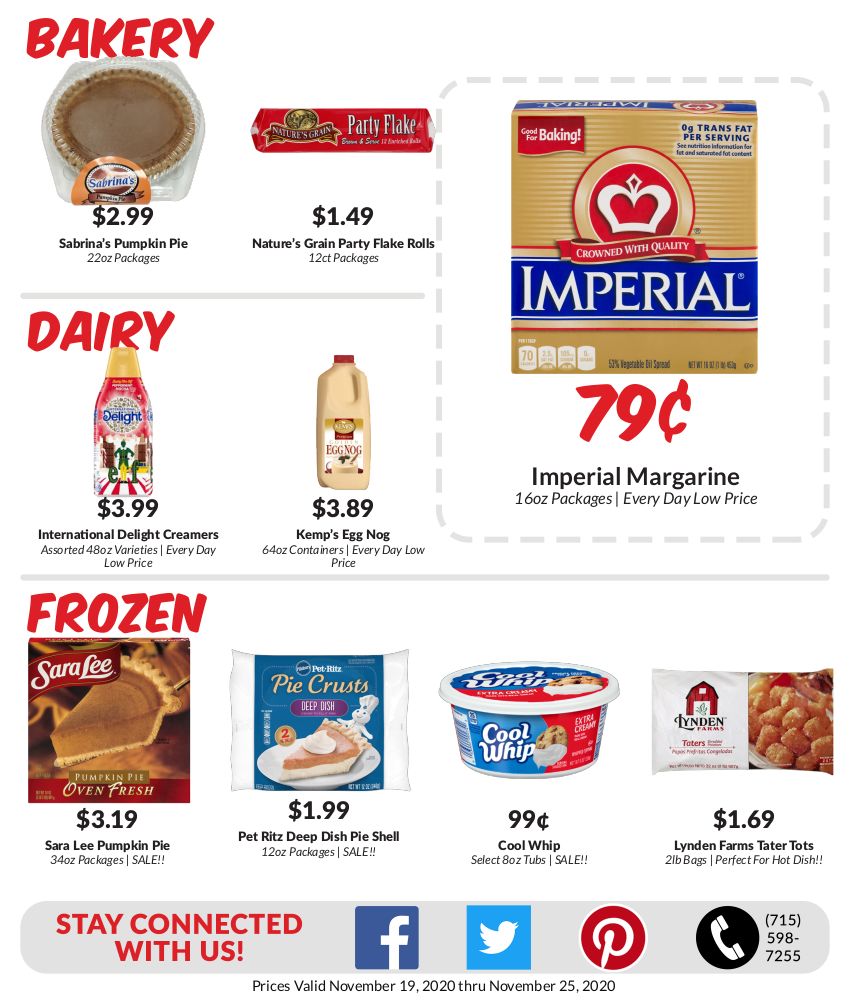 Woodman's Market (WI) Thanksgiving Weekly Ad Flyer November 19 to November 26, 2020