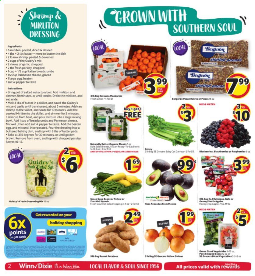 Winn Dixie (AL, FL, GA, LA, MS) Weekly Ad Flyer November 18 to November 25