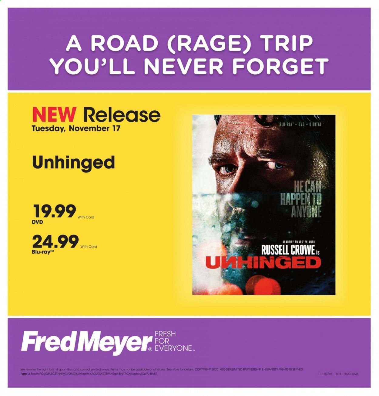 Fred Meyer Weekly Ad Flyer November 17 to November 20