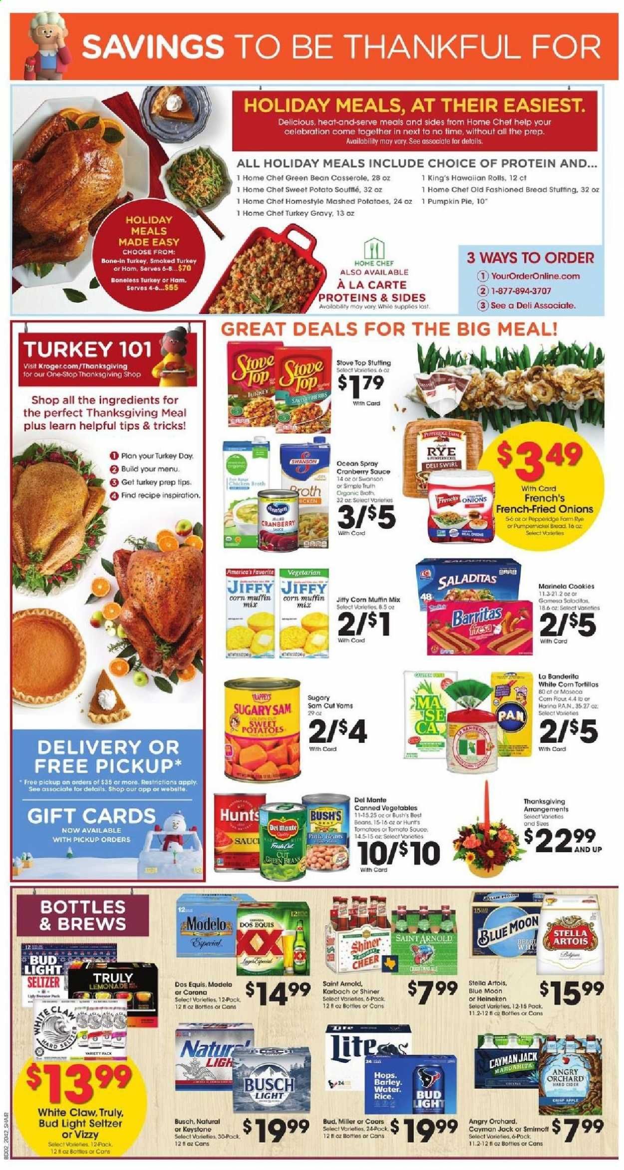 Kroger (GA, IL, LA, MI, OK, SC, TN, TX, VA) Weekly Ad Flyer November 18 to November 26