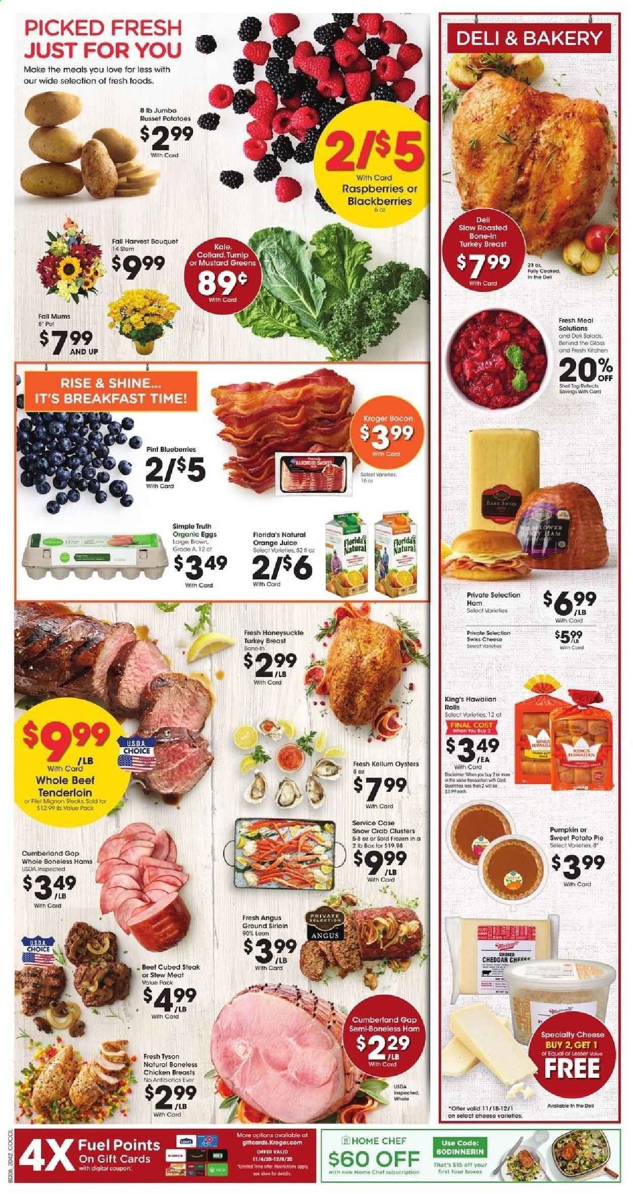 Kroger Weekly Ad Flyer November 18 to November 26