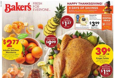 Baker's Weekly Ad Flyer November 18 to November 26