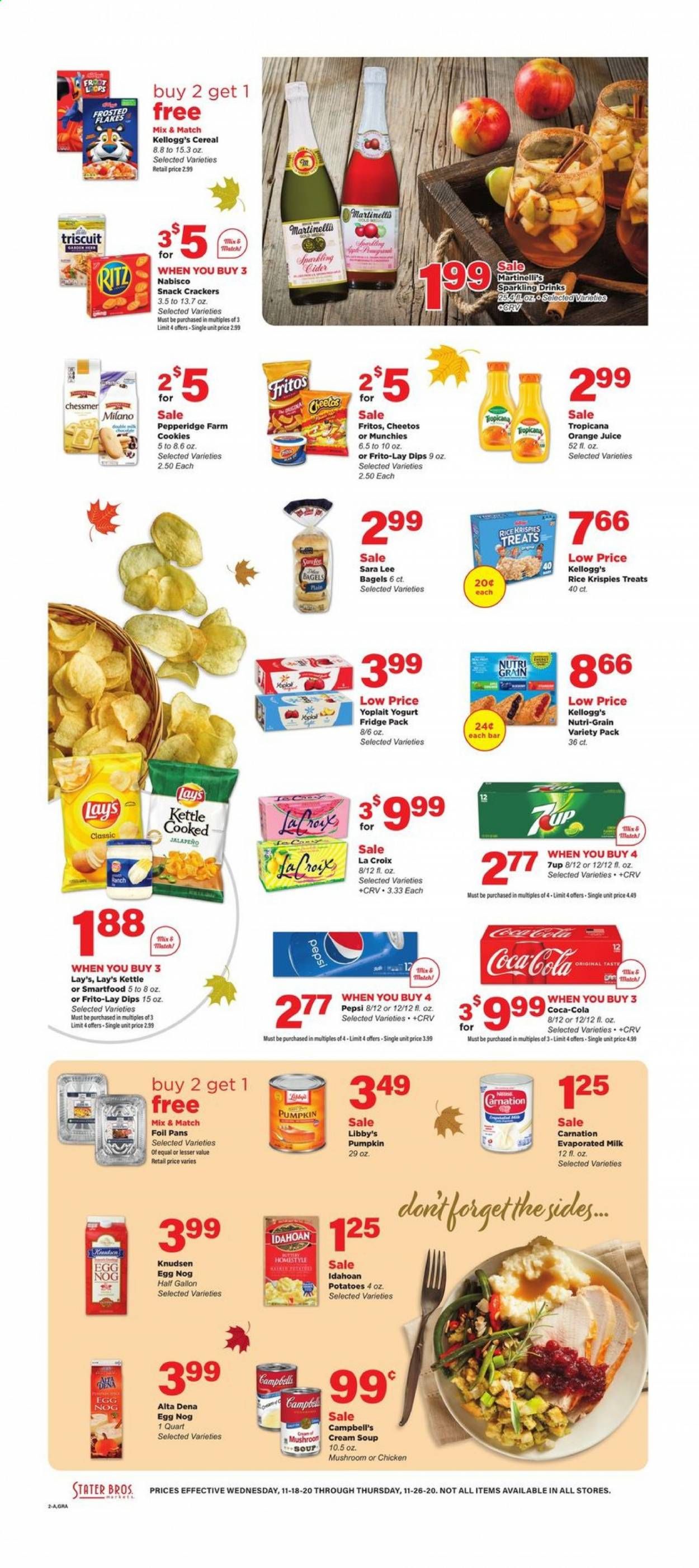 Stater Bros. Weekly Ad Flyer November 18 to November 26