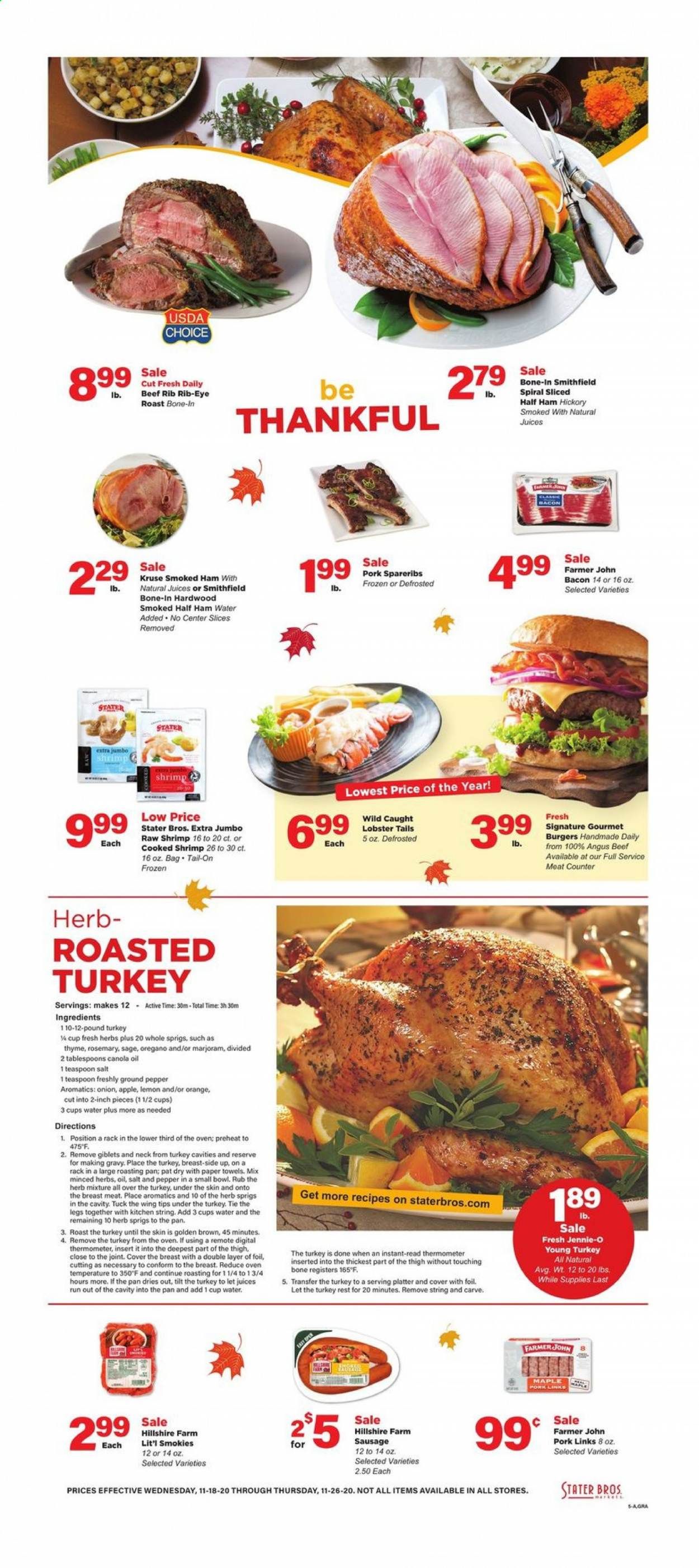 Stater Bros. Weekly Ad Flyer November 18 to November 26