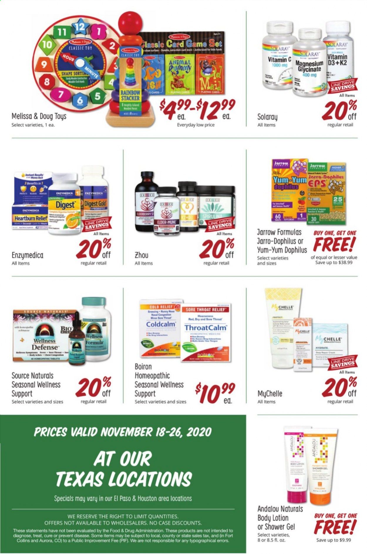 Sprouts Weekly Ad Flyer November 18 to November 26