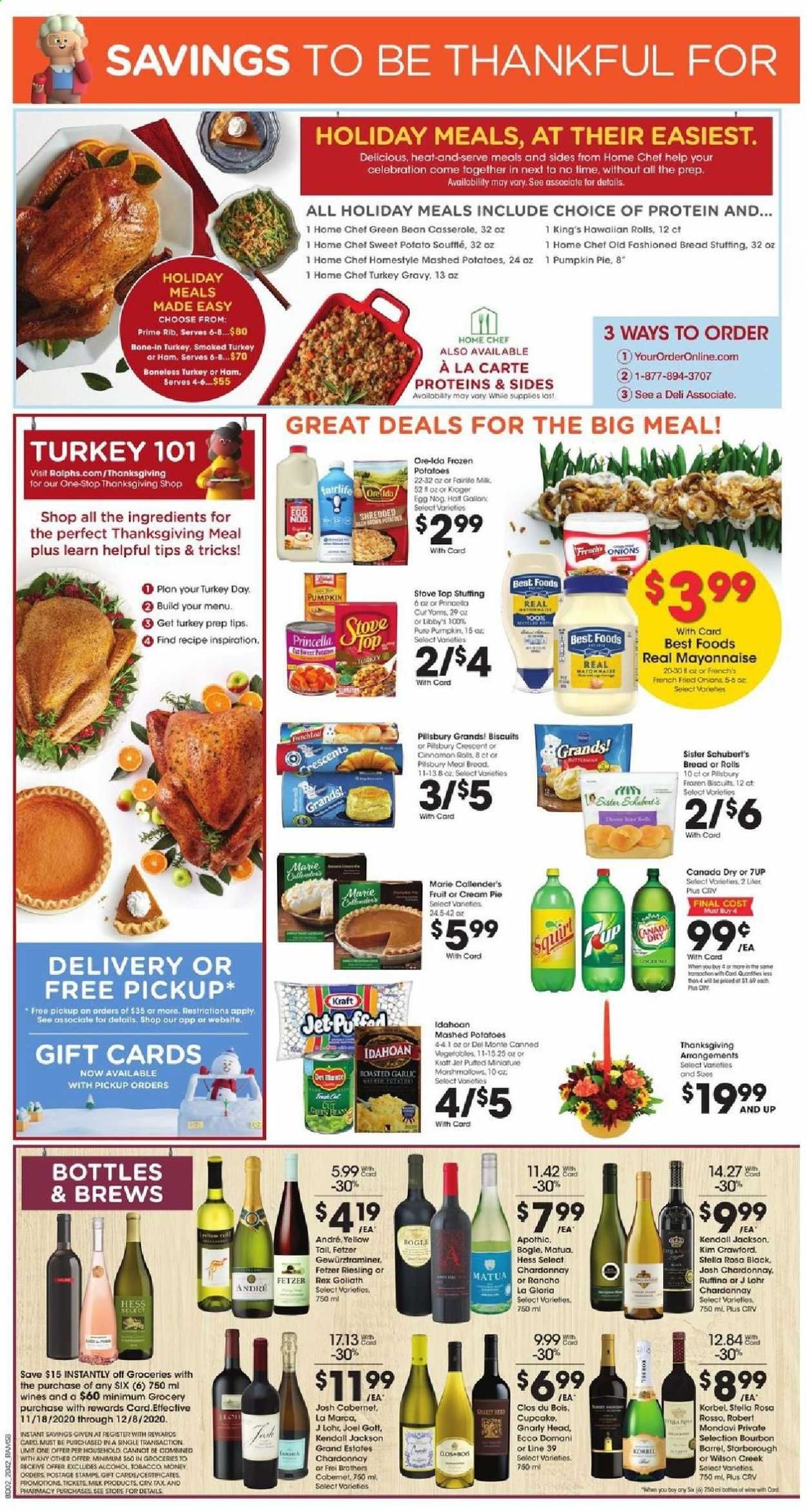 Ralphs (DC, DE, FL, GA, MD, NC, SC, VA) Weekly Ad Flyer November 18 to November 26