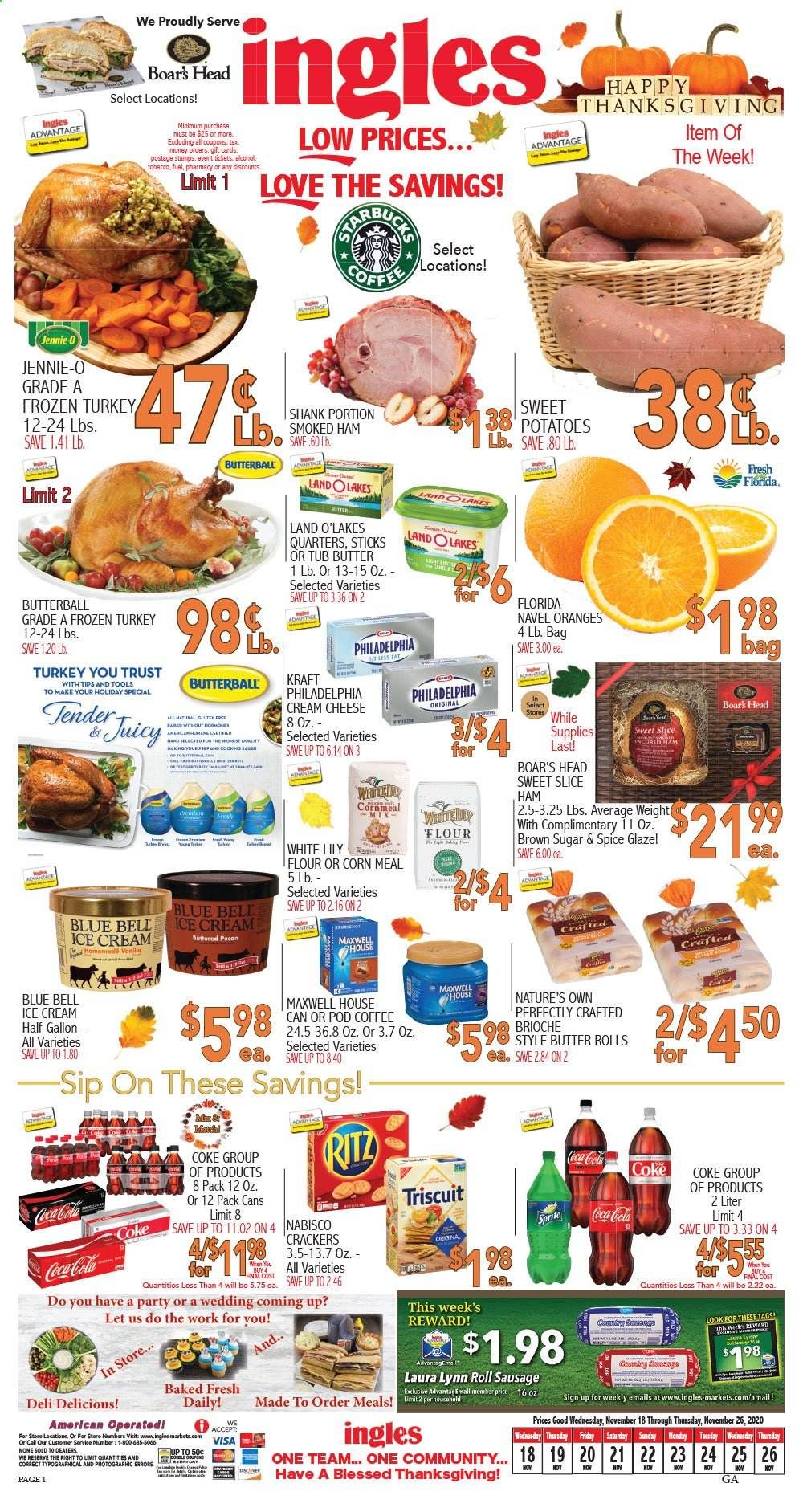 Ingles Weekly Ad Flyer November 18 to November 26