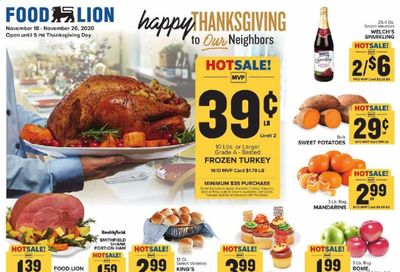 Food Lion (MD) Weekly Ad Flyer November 18 to November 26