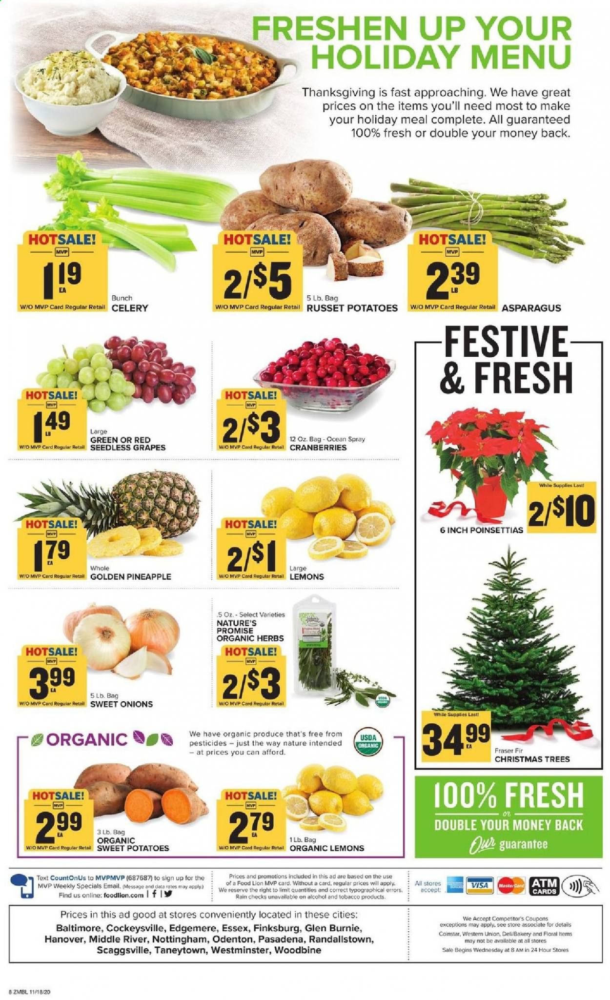 Food Lion (MD) Weekly Ad Flyer November 18 to November 26