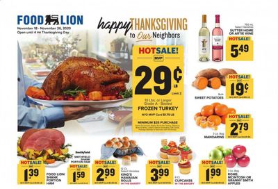 Food Lion (VA) Weekly Ad Flyer November 18 to November 26