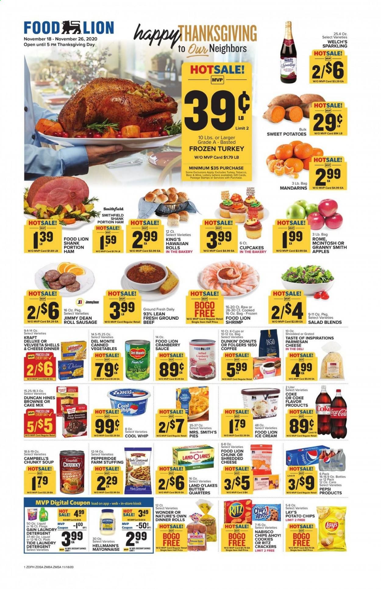 Food Lion (DE) Weekly Ad Flyer November 18 to November 26