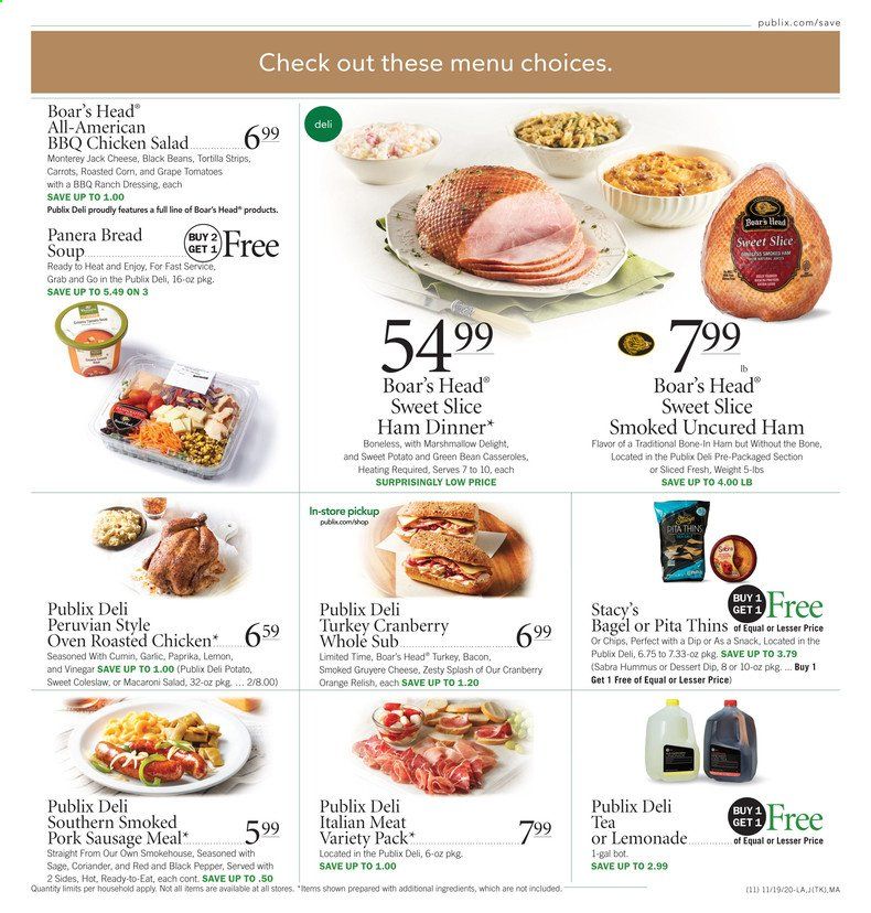 Publix (AL, FL, GA, NC, SC, TN, VA) Weekly Ad Flyer November 19 to November 25