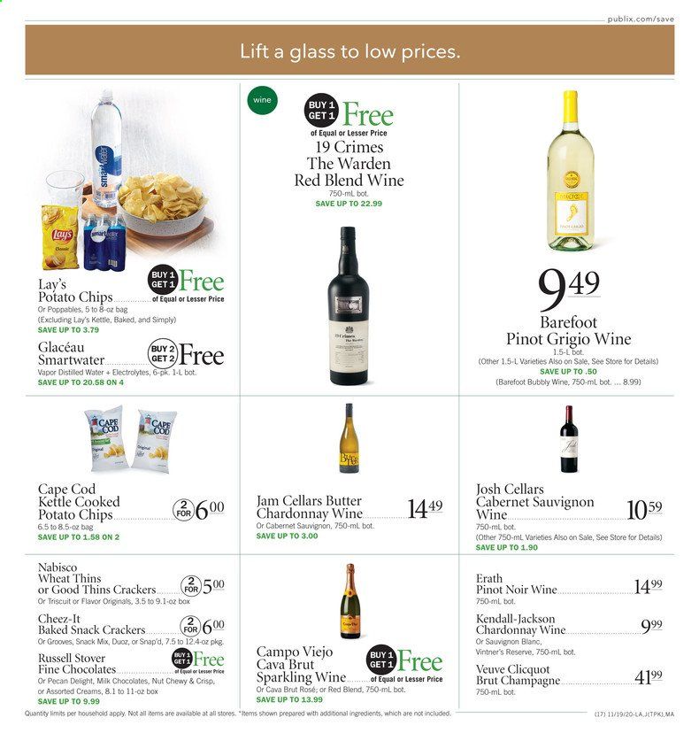 Publix (AL, FL, GA, NC, SC, TN, VA) Weekly Ad Flyer November 19 to November 25