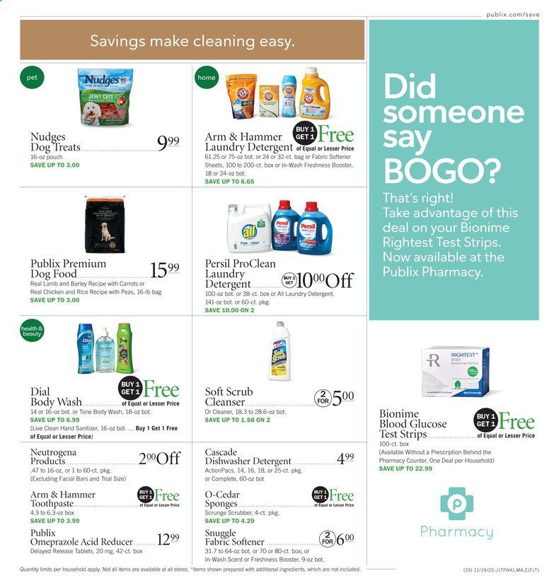 Publix (AL, FL, GA, NC, SC, TN, VA) Weekly Ad Flyer November 19 to November 25