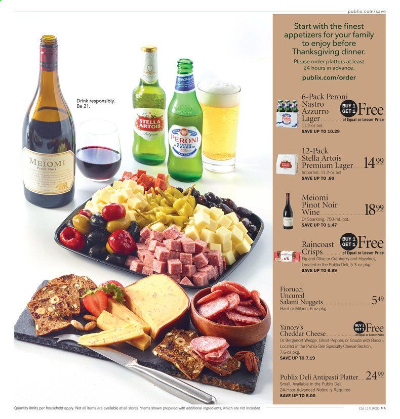 Publix (AL, FL, GA, NC, SC, TN, VA) Weekly Ad Flyer November 19 to November 25
