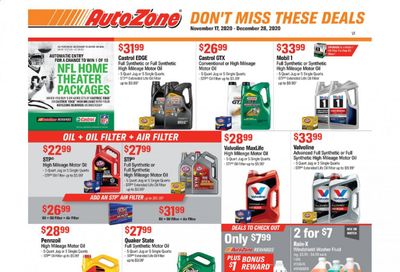 Autozone Weekly Ad Flyer November 17 to December 28
