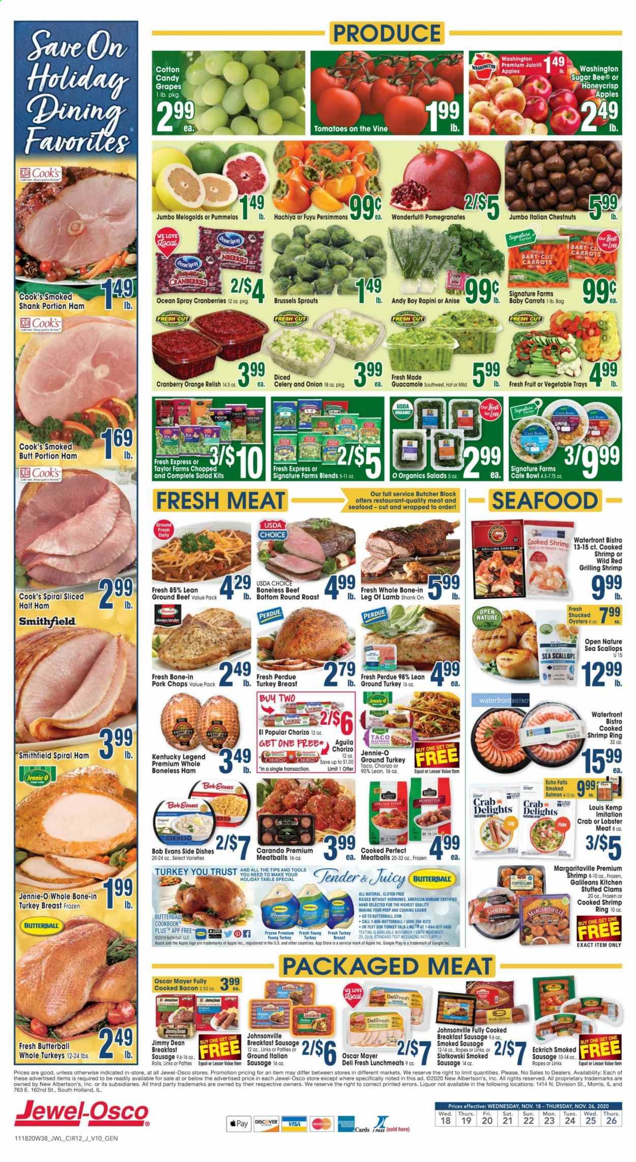 Jewel Osco (IA) Weekly Ad Flyer November 18 to November 26