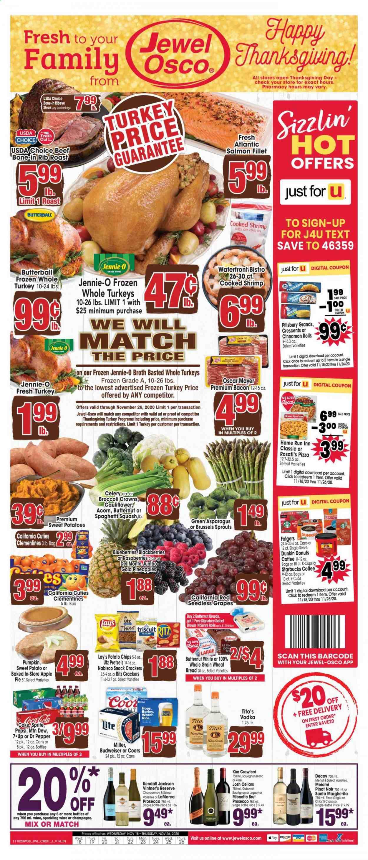Jewel Osco (IN) Weekly Ad Flyer November 18 to November 26