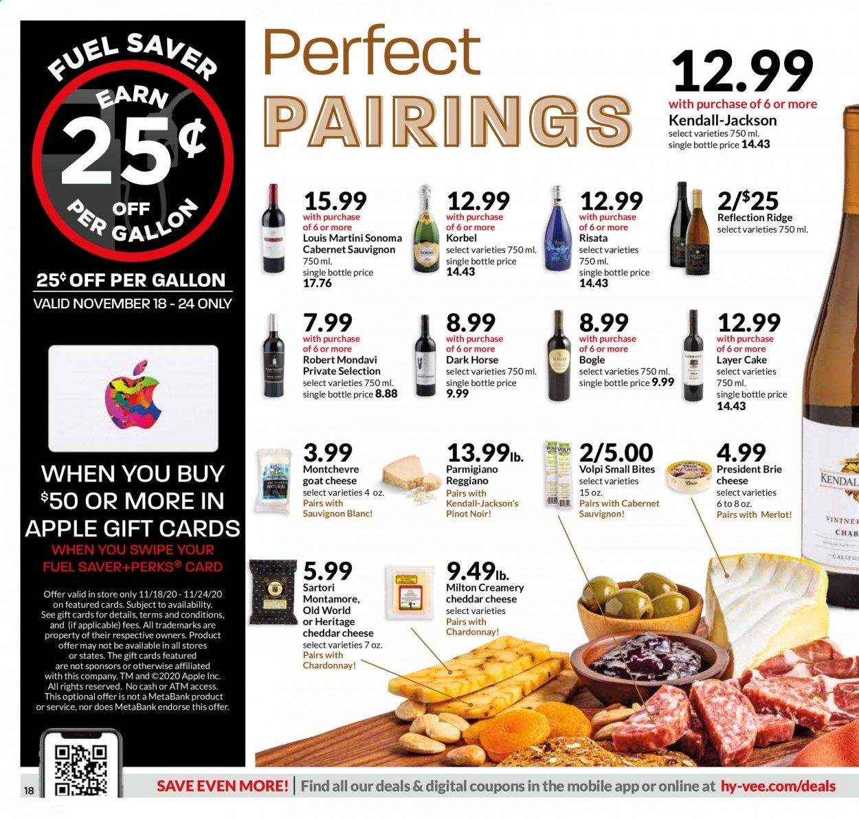 Hy-Vee (IA, IL, KS, MN, MO, NE, SD, WI) Weekly Ad Flyer November 18 to November 26
