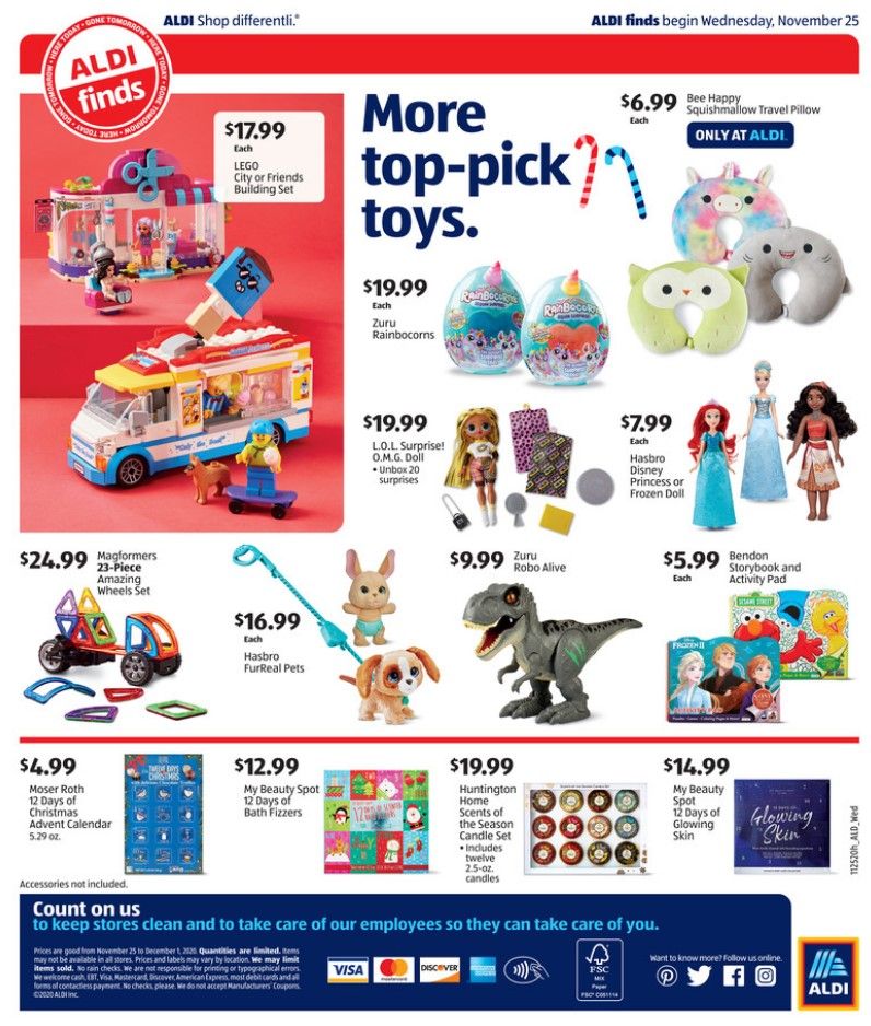 Aldi Weekly Ad Flyer (11/25/20 – 12/1/20): Early Aldi Ad Preview Sneak Peek