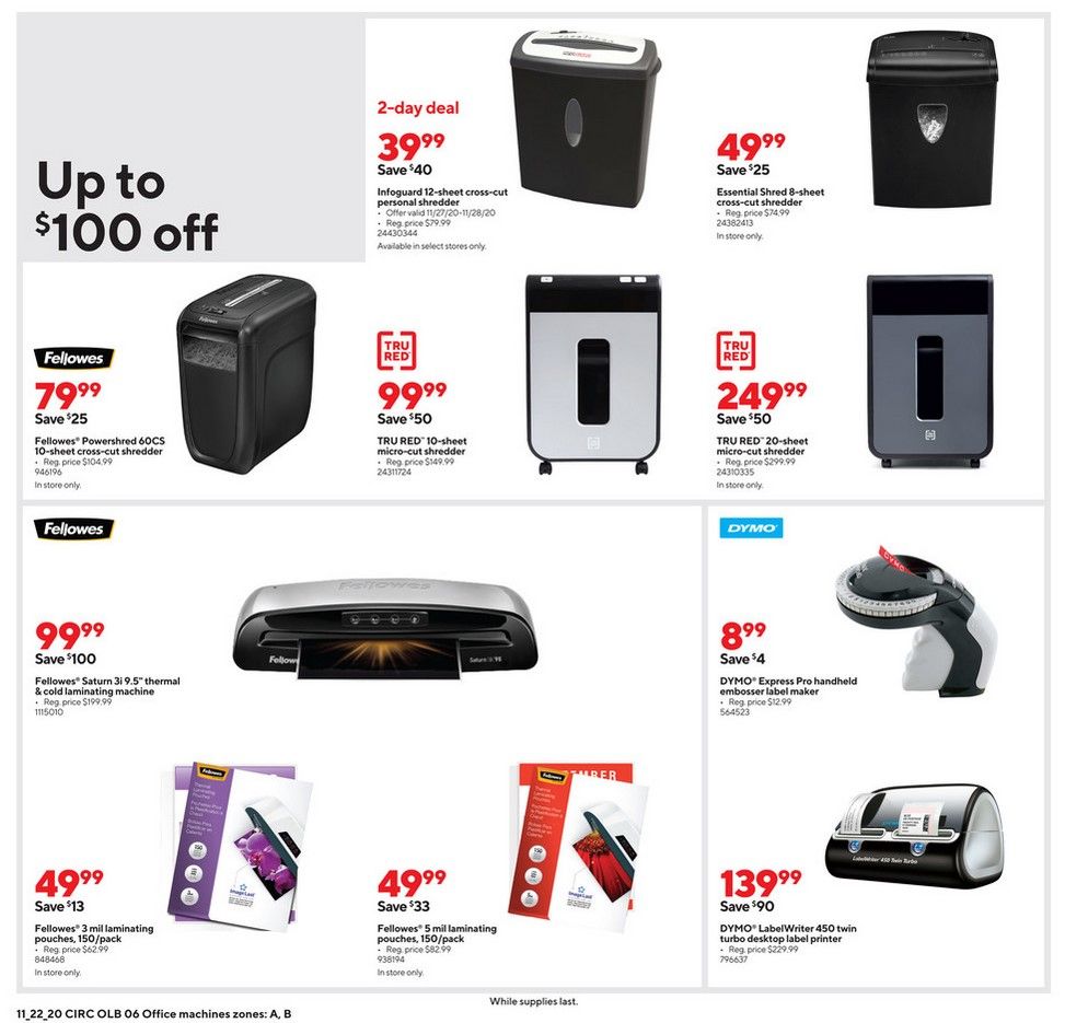 Staples Weekly Ad Flyer 11/22/20 – 11/28/20 ~ Staples Ad Preview!