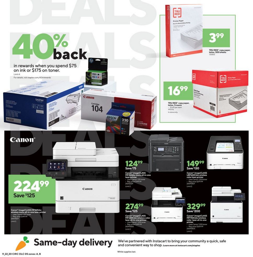 Staples Weekly Ad Flyer 11/22/20 – 11/28/20 ~ Staples Ad Preview!