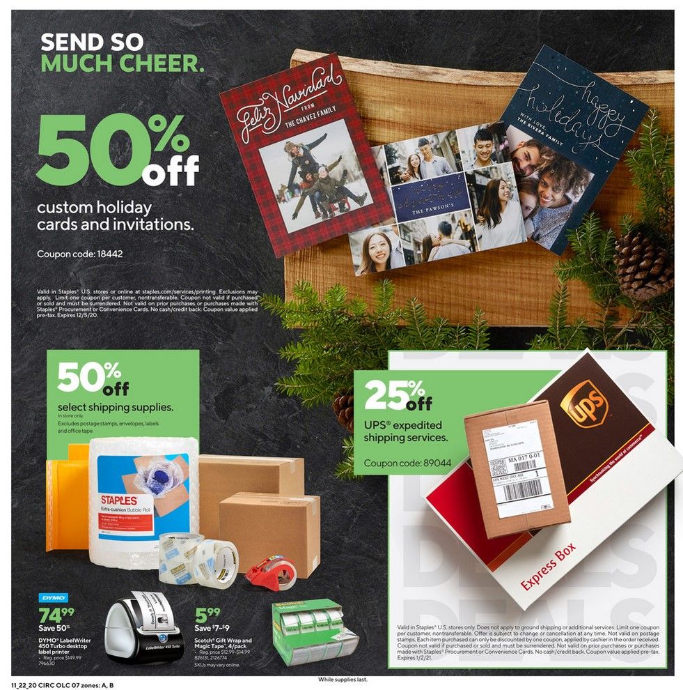 Staples Weekly Ad Flyer 11/22/20 – 11/28/20 ~ Staples Ad Preview!