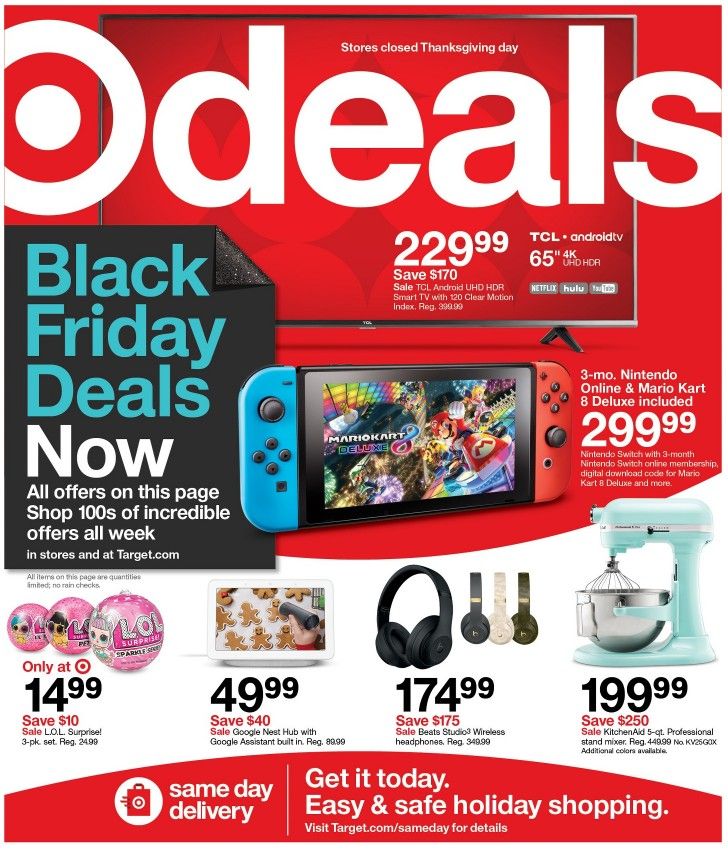 Target Ad Preview (11/22/20 – 11/28/20): Target Black Friday Ad Preview