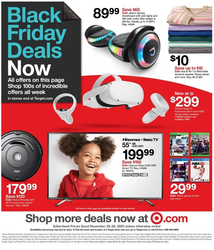 Target Ad Preview (11/22/20 – 11/28/20): Target Black Friday Ad Preview