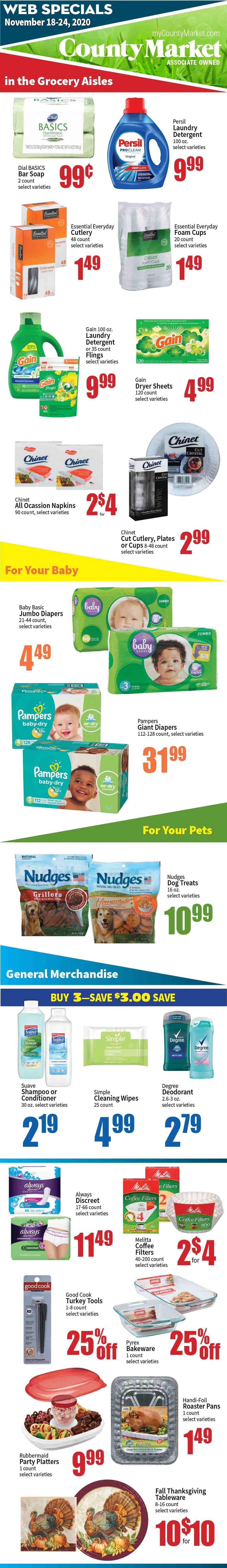 County Market Weekly Ad Flyer November 18 to November 24
