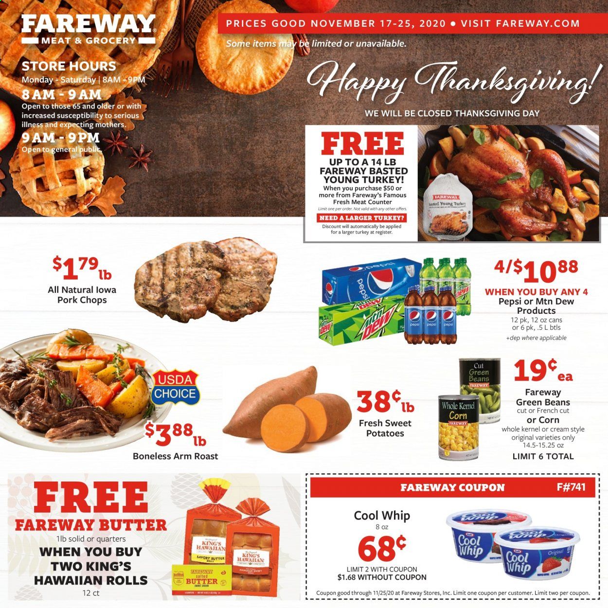 Fareway (IA, IL, MN, MO, NE, SD) Weekly Ad Flyer November 17 to November 25
