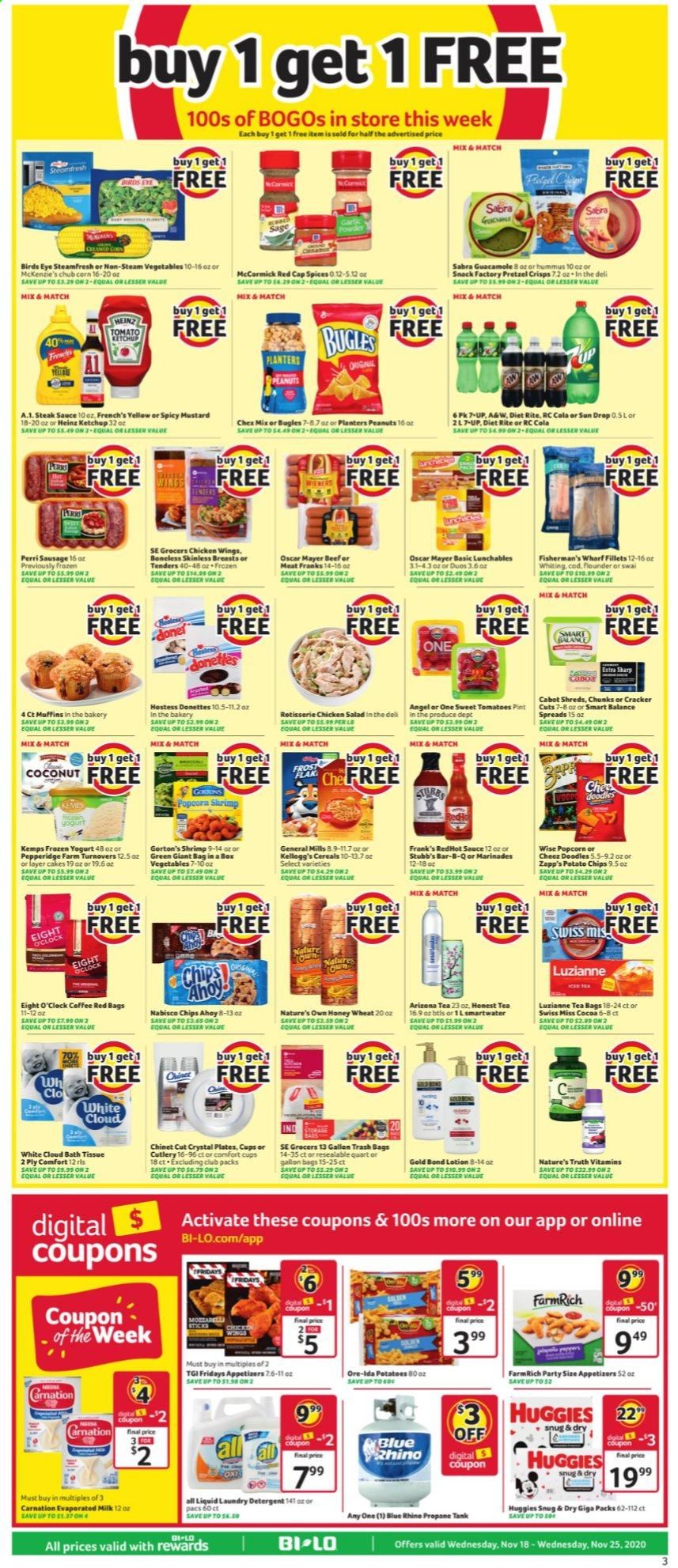 BI-LO Weekly Ad Flyer November 18 to November 25