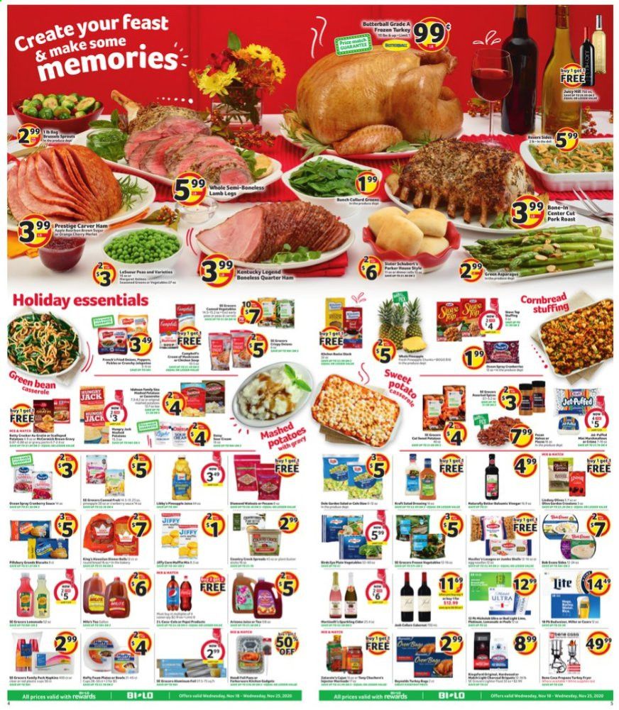 BI-LO Weekly Ad Flyer November 18 to November 25