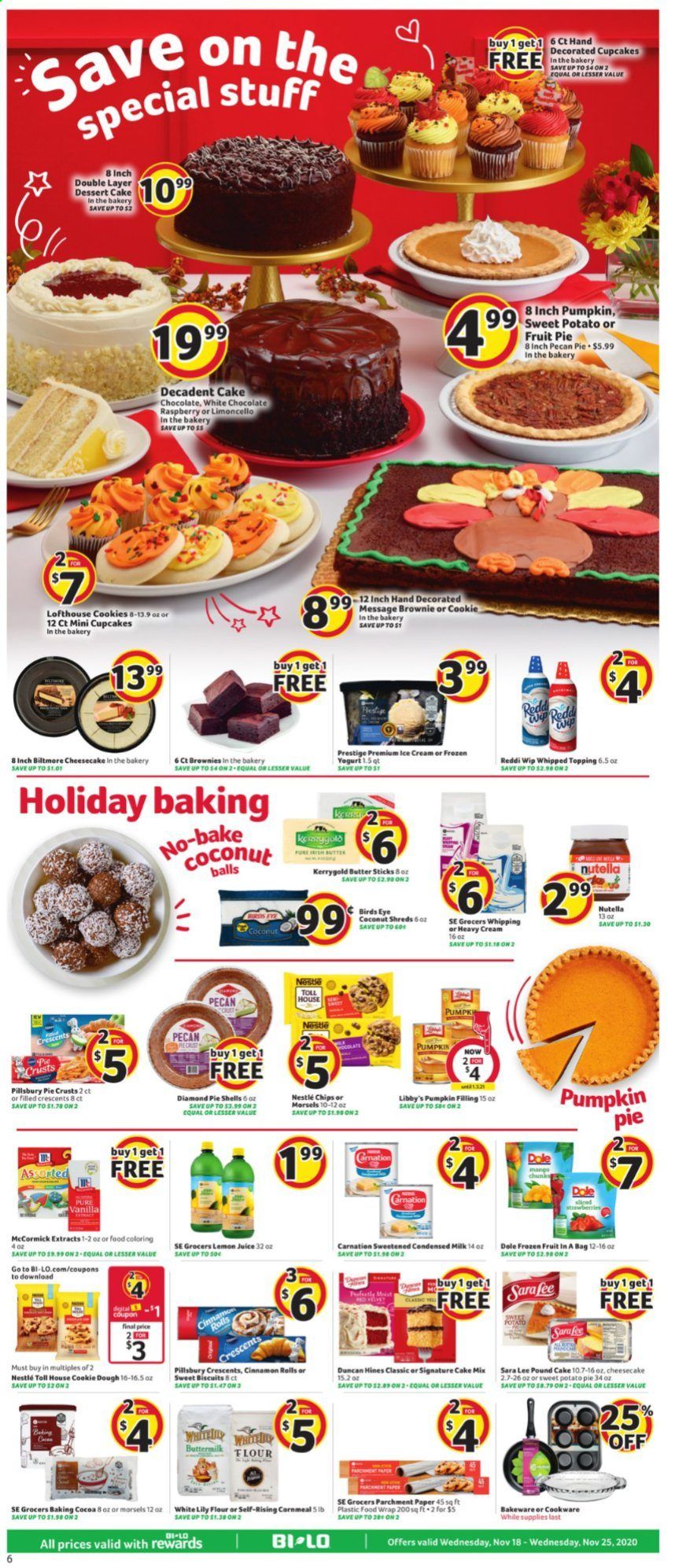 BI-LO Weekly Ad Flyer November 18 to November 25