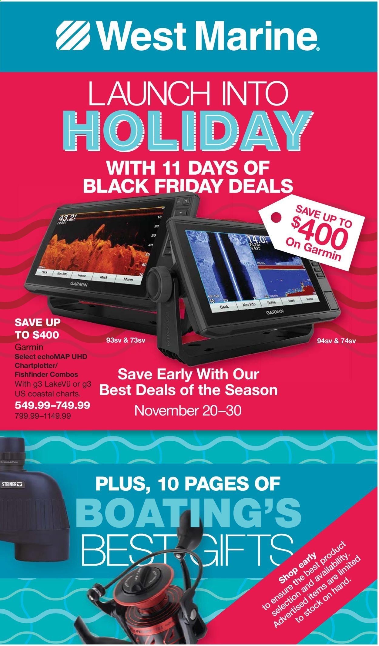 West Marine Weekly Ad Flyer November 20 to November 30