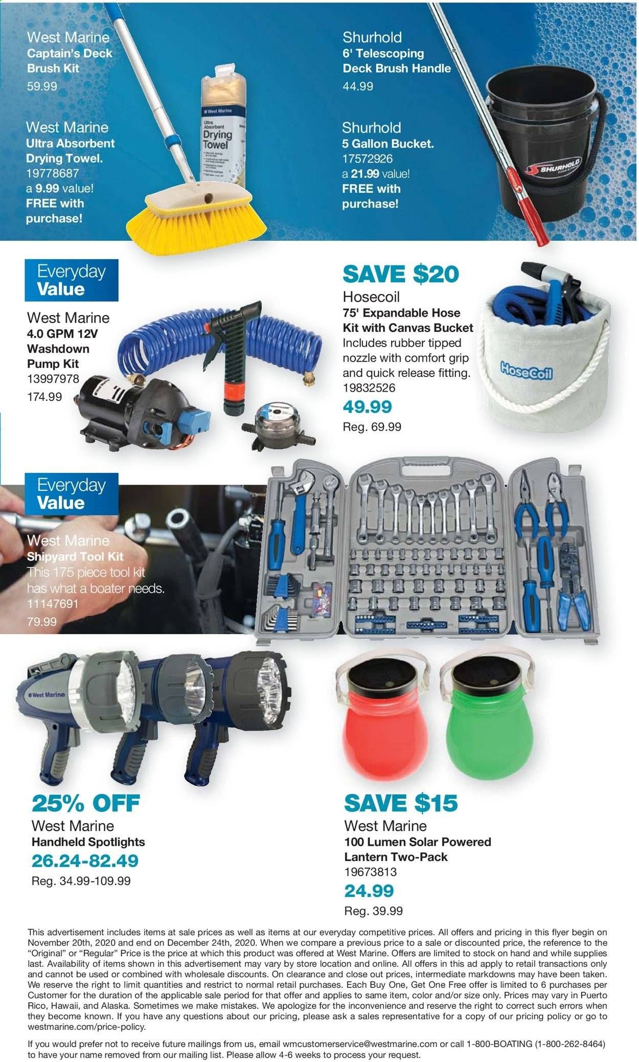 West Marine Weekly Ad Flyer November 20 to November 30