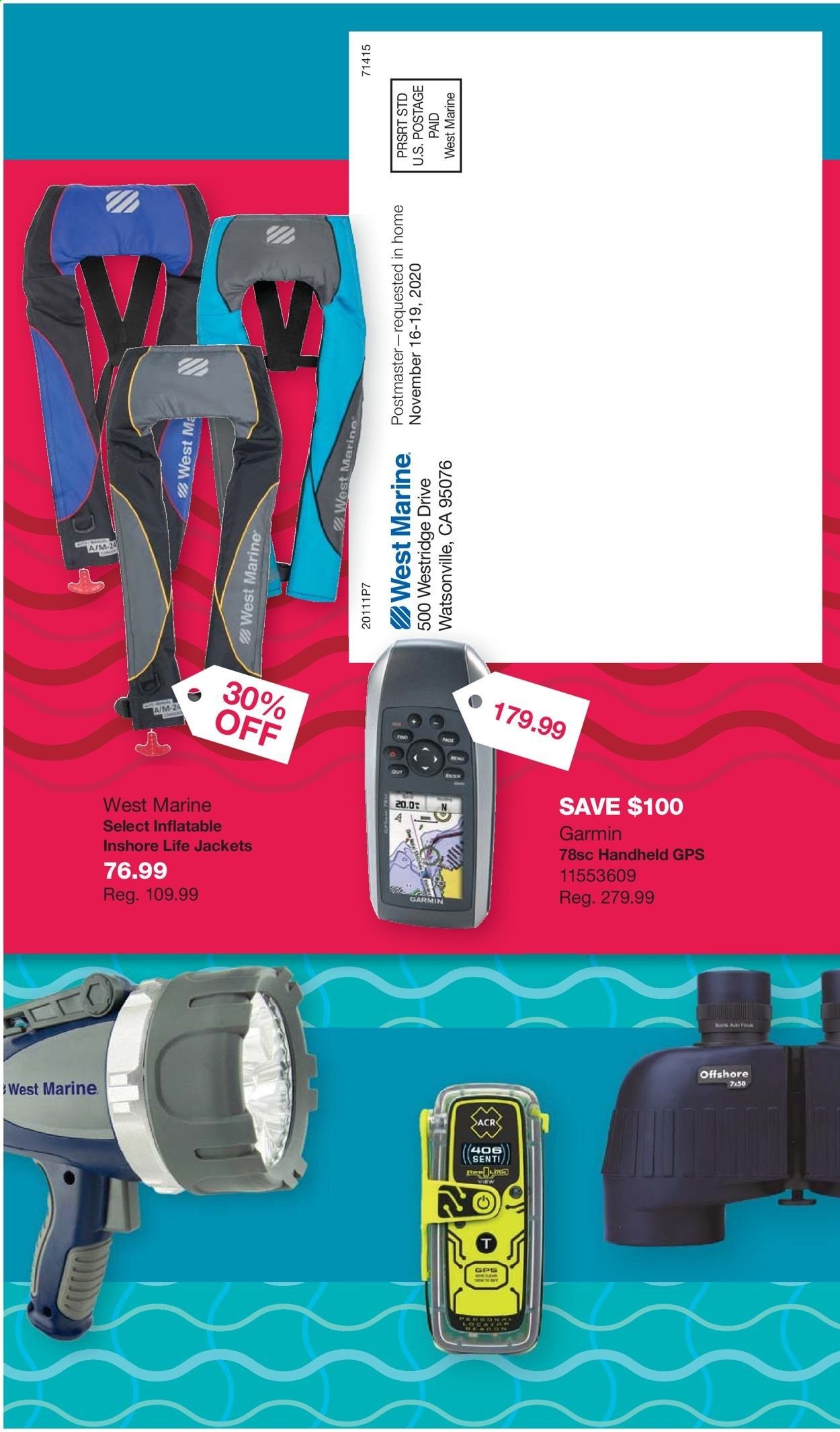 West Marine Weekly Ad Flyer November 20 to November 30