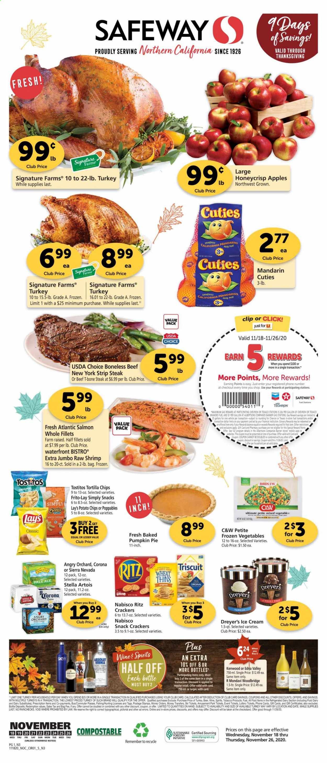 Safeway (AZ, CA, CO, HI, MD, NE, OR, VA, WA) Weekly Ad Flyer November 18 to November 26