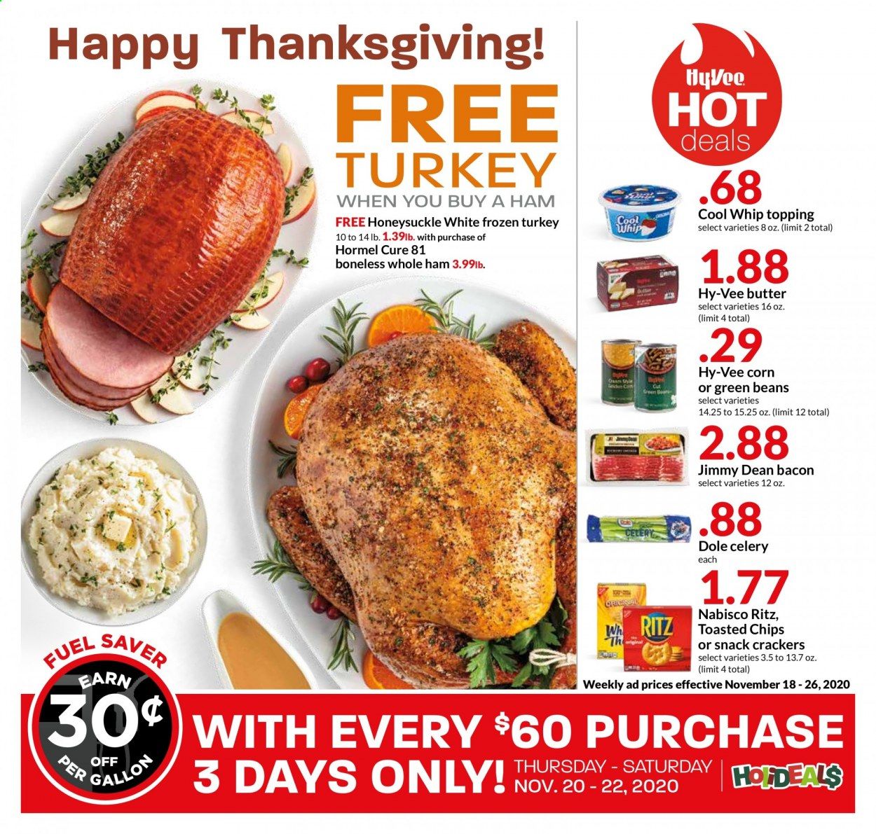 Hy-Vee (IA, IL, KS, MO) Weekly Ad Flyer November 18 to November 26