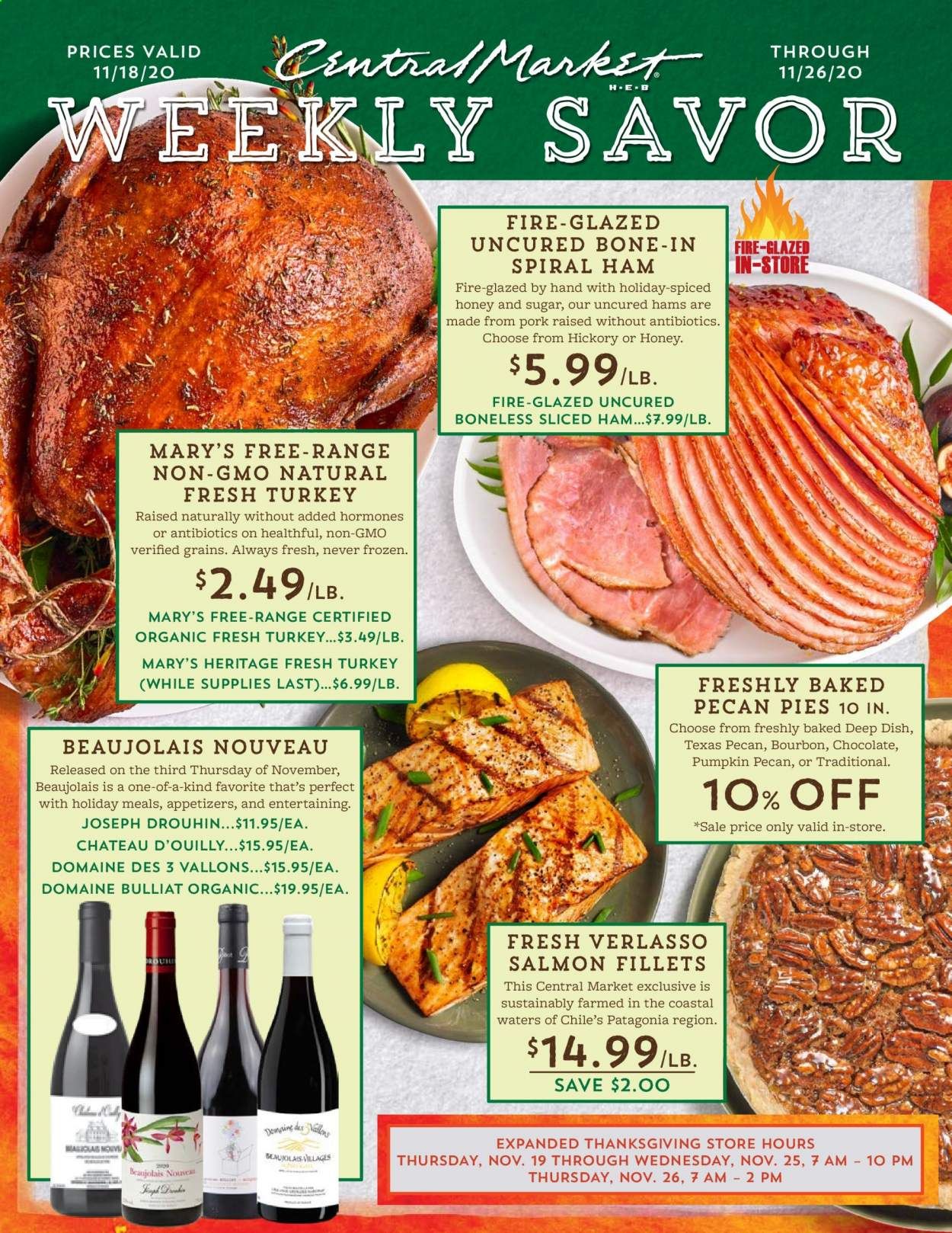 Central Market (TX) Weekly Ad Flyer November 18 to November 26
