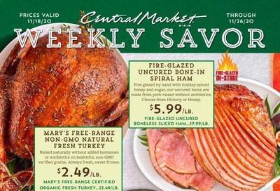 Central Market (TX) Weekly Ad Flyer November 18 to November 26