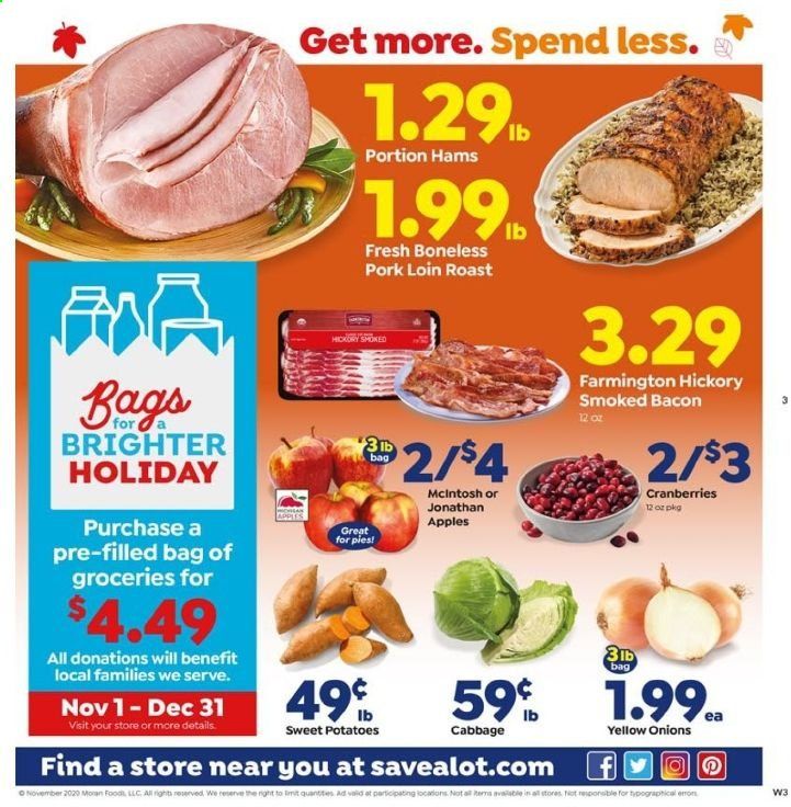 Save a Lot Weekly Ad Flyer November 18 to November 26