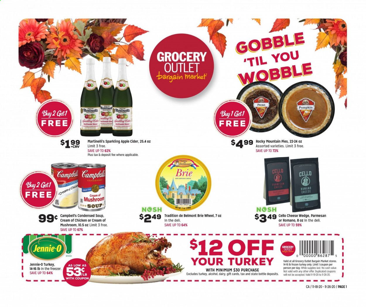 Grocery Outlet Weekly Ad Flyer November 18 to November 26