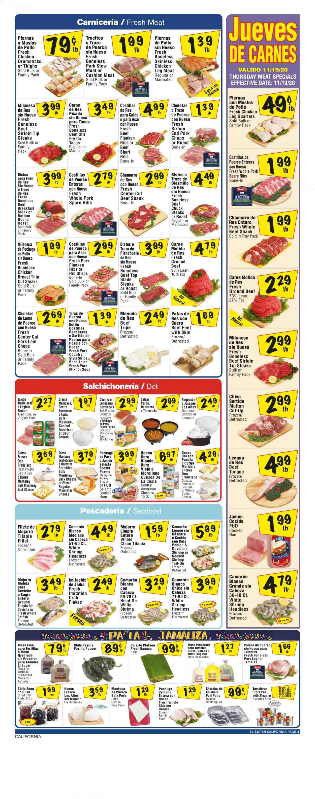 El Super (AZ, CA, NM, NV, TX) Weekly Ad Flyer November 18 to November 24