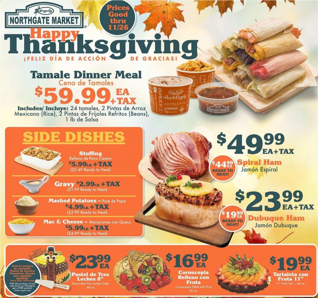Northgate Market (CA) Weekly Ad Flyer November 18 to November 26