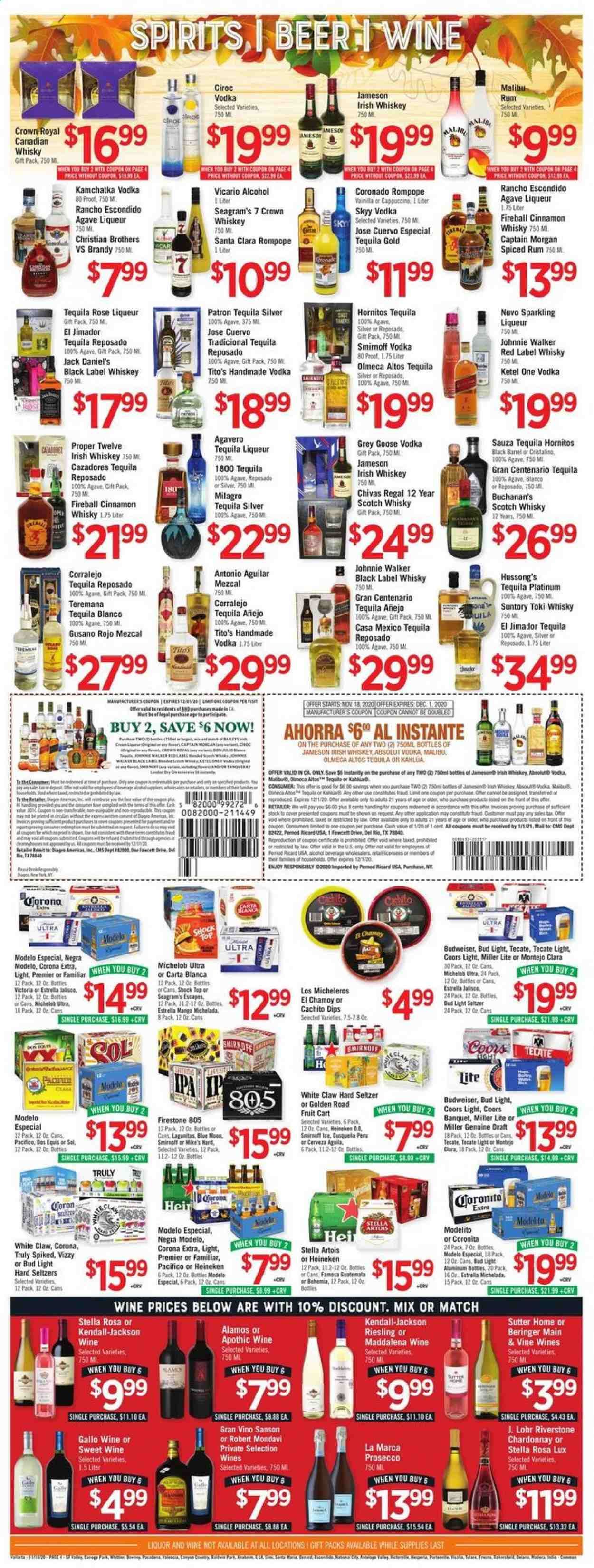 Vallarta (CA) Weekly Ad Flyer November 18 to November 24