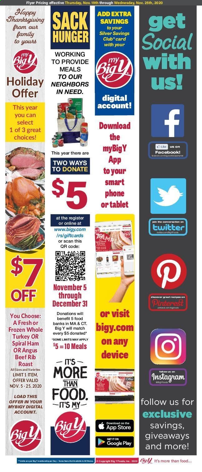 Big Y (CT) Weekly Ad Flyer November 19 to November 25