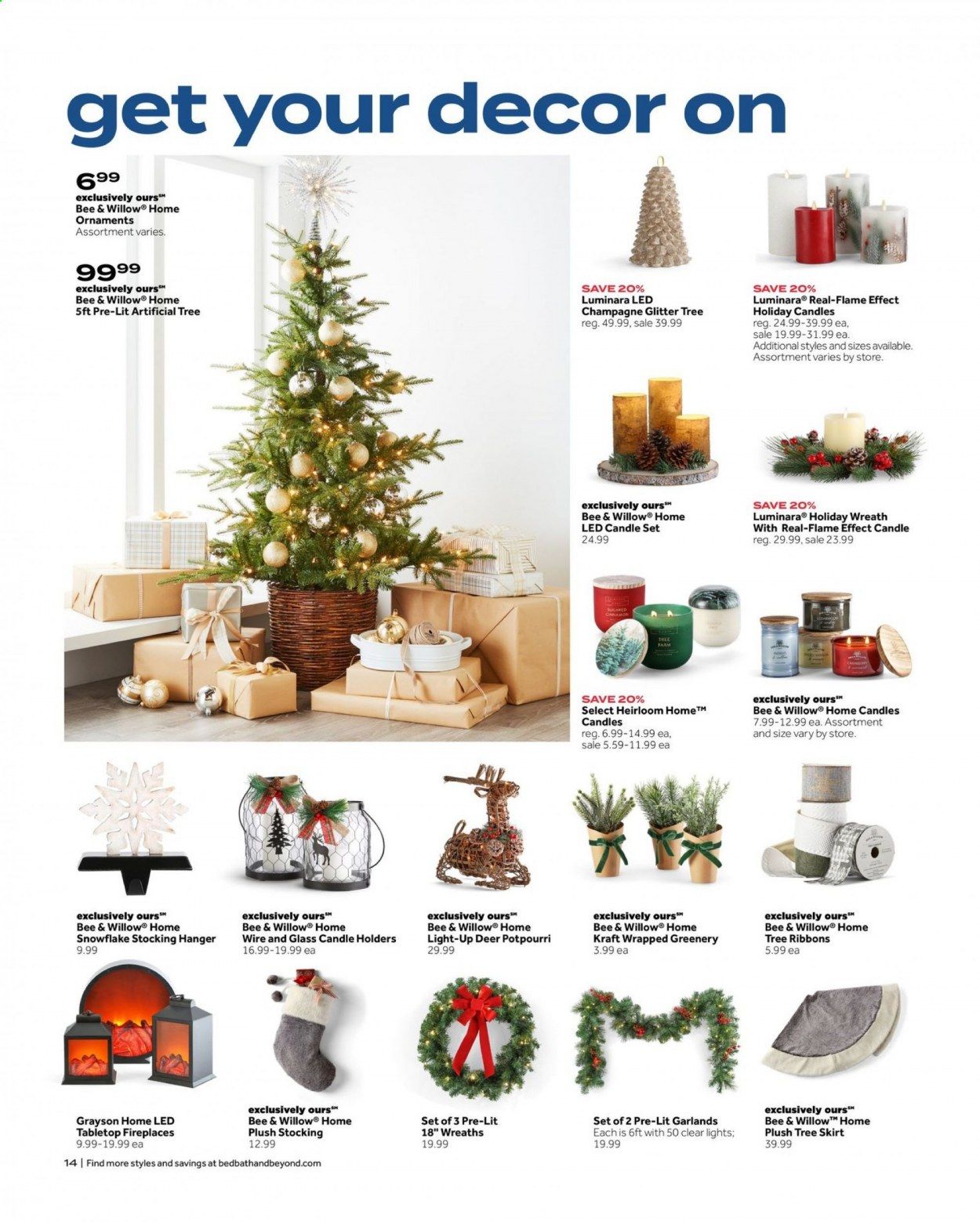 Bed Bath & Beyond Weekly Ad Flyer November 16 to November 25