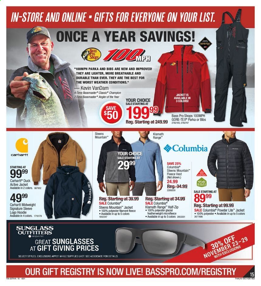 Bass Pro Shops Weekly Ad Flyer November 23 to November 29